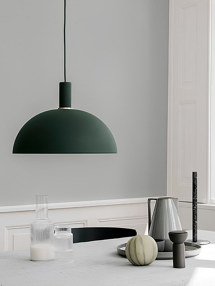 Collect - Socket Pendant - Low - Dark Green