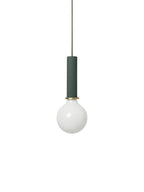 Collect - Socket Pendant - High  - Dark Green