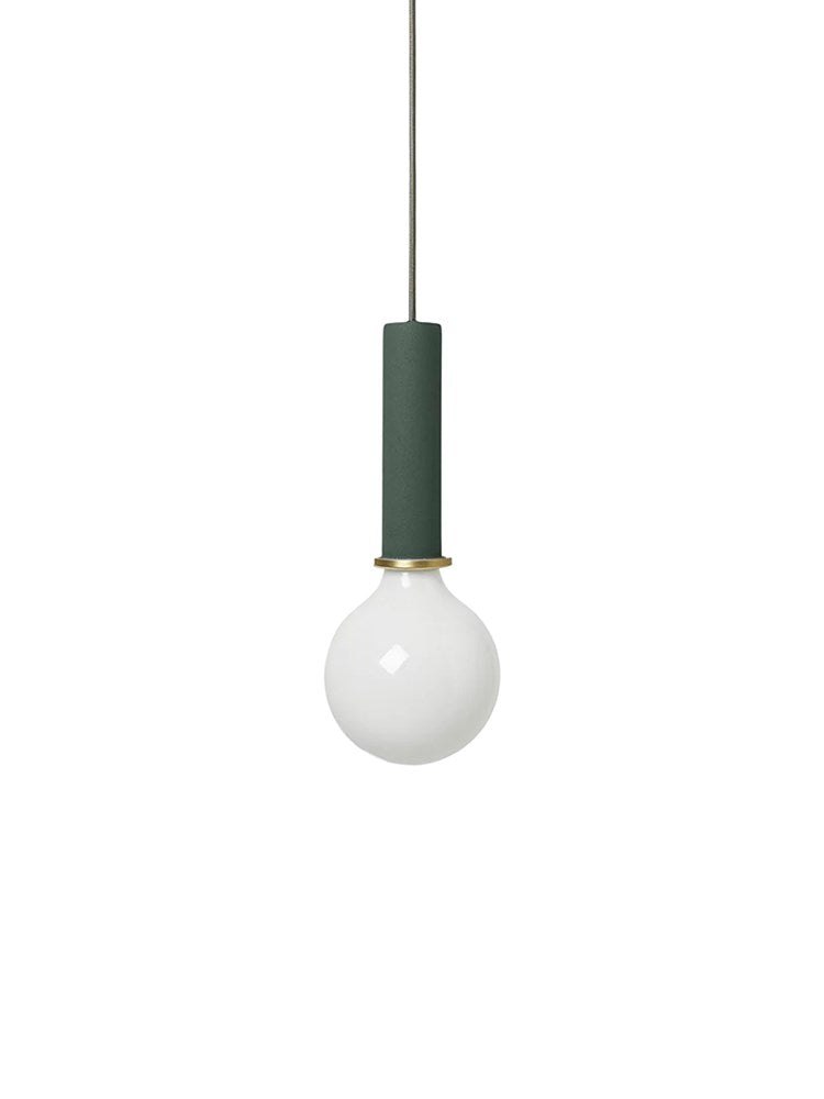 Collect - Socket Pendant - High  - Dark Green
