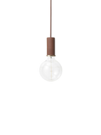 Collect - Socket Pendant - Low - Red Brown