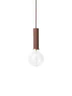 Collect - Socket Pendant - High  - Red Brown
