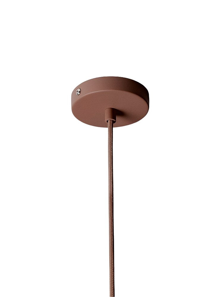 Collect - Socket Pendant - High  - Red Brown