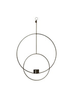 Hanging Tealight Deco - Circular - Black