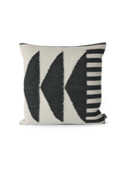 Kelim Cushion - Black Triangles