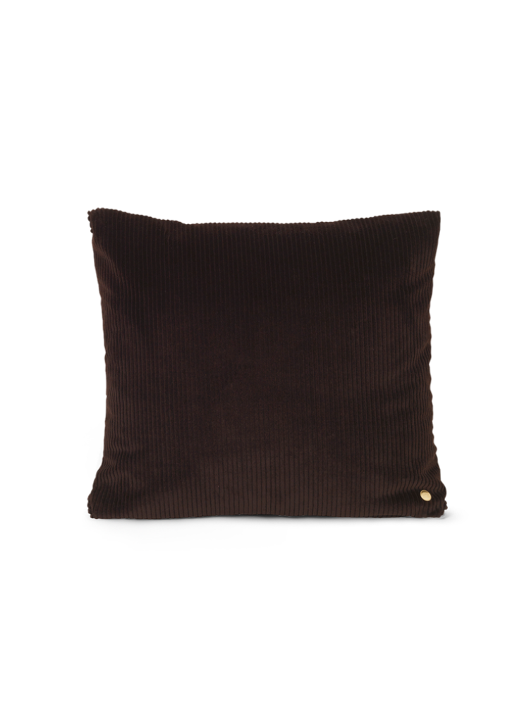 Corduroy Cushion - Chocolate