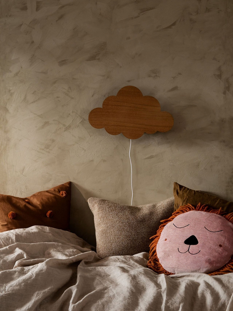 Safari Cushion - Lion - Dusty Rose