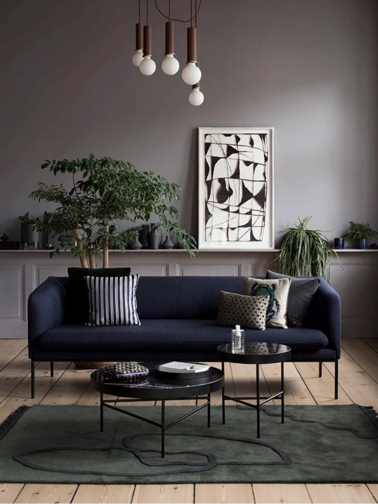 Marble Table - Large - Black