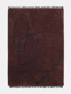 Desert Tufted Rug 140x200 - Red Brown