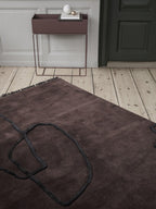 Desert Tufted Rug 140x200 - Red Brown