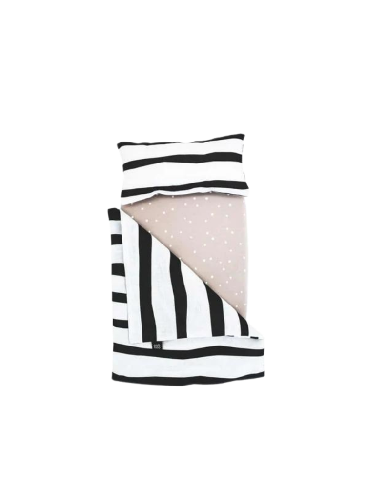 Dolly Cot Bedding Set - Zebra