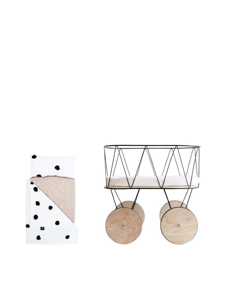 Dolly Cot Bedding Set - Ladybird