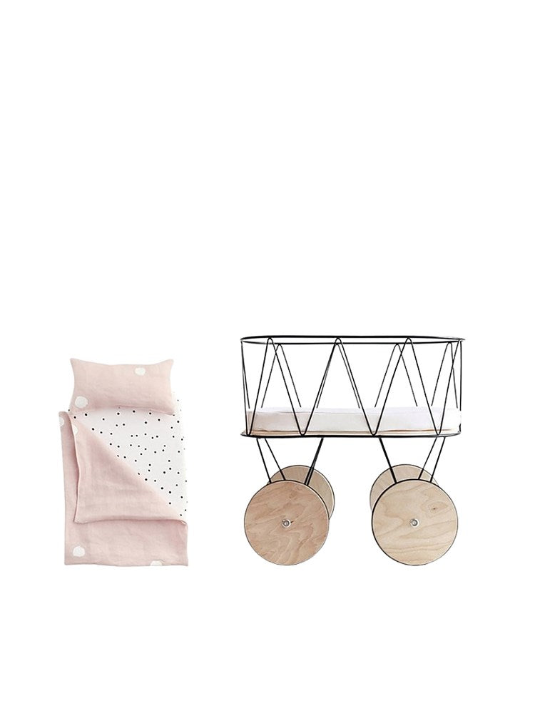 Dolly Cot Bedding Set - Poppy