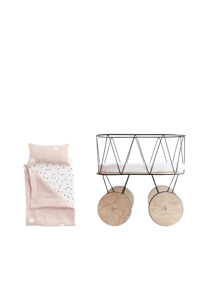 Dolly Cot Bedding Set - Poppy