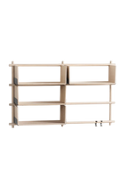 Foldin six holes, four shelves **