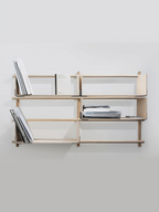 Foldin six holes, four shelves **