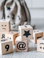 Math blocks - black