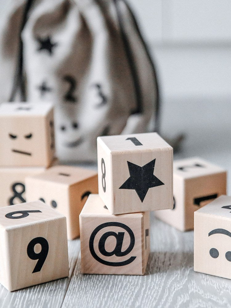 Math blocks - black