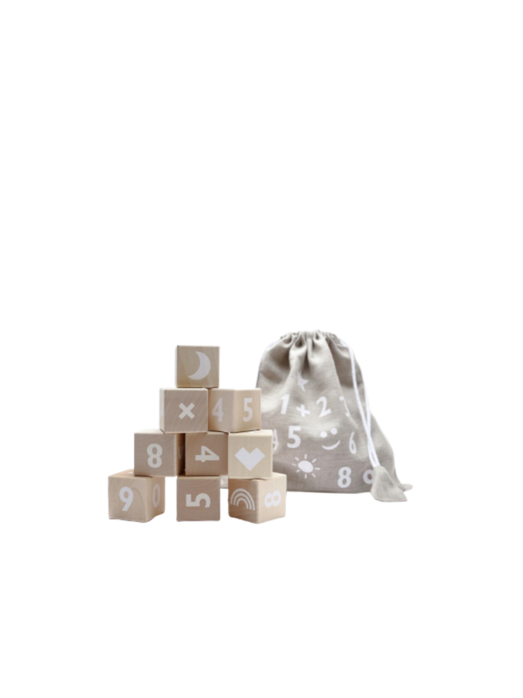 Math blocks - white