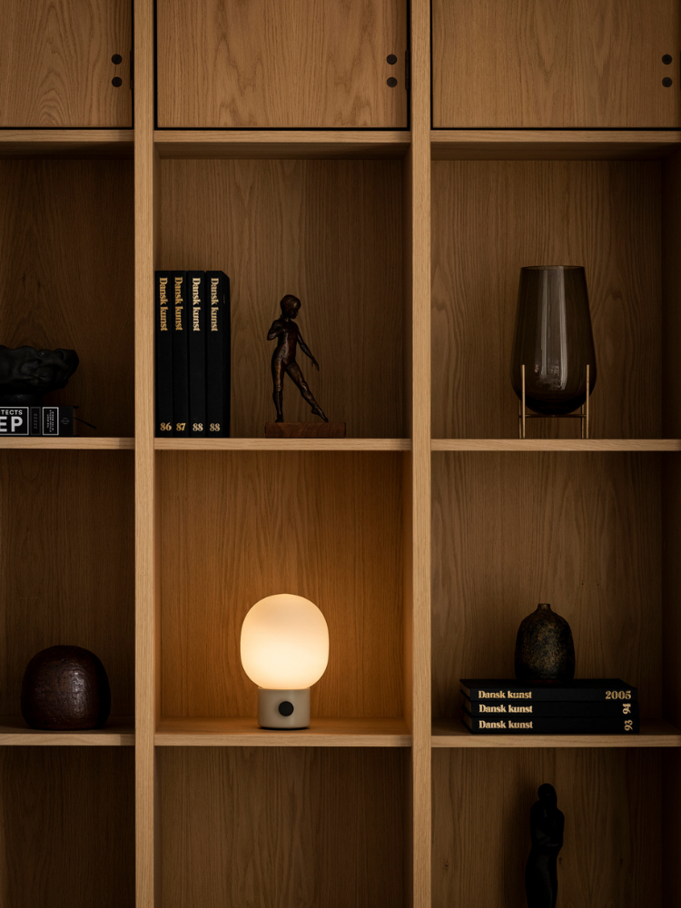 JWDA Table Lamp Light Grey Cement