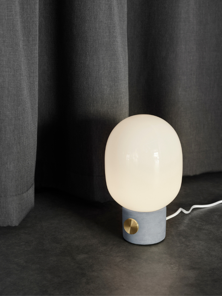 JWDA Table Lamp Light Grey Cement