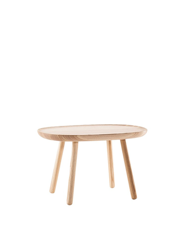 Naive side table, rectangular L610, natural ash **