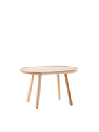Naive side table, rectangular L610, natural ash **