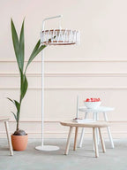 Naive side table, rectangular L610, natural ash **
