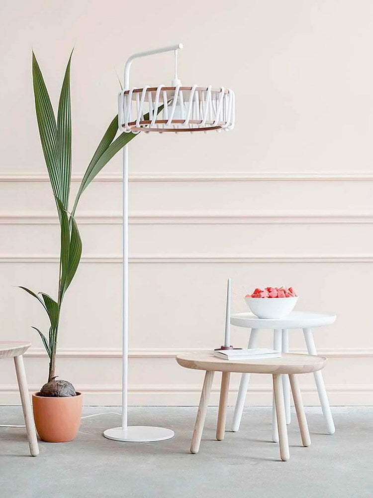 Naive side table, rectangular L610, natural ash **