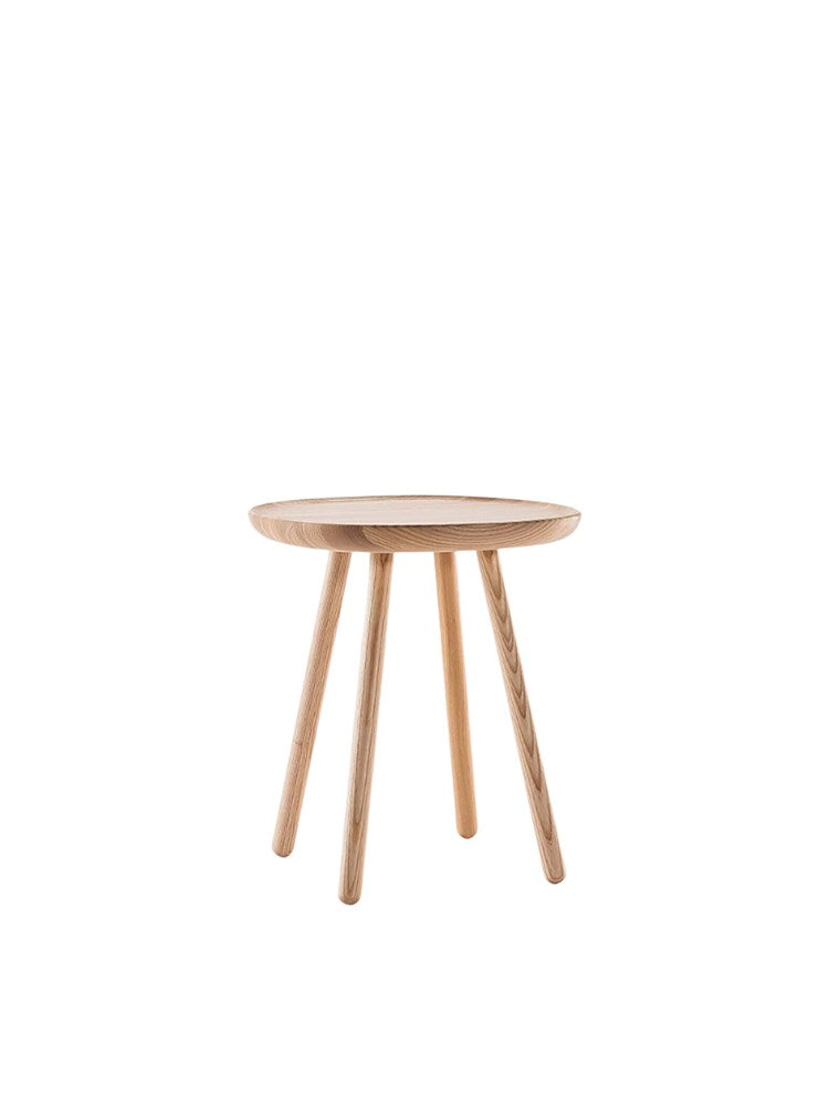 Naive side table, square D450, natural ash **
