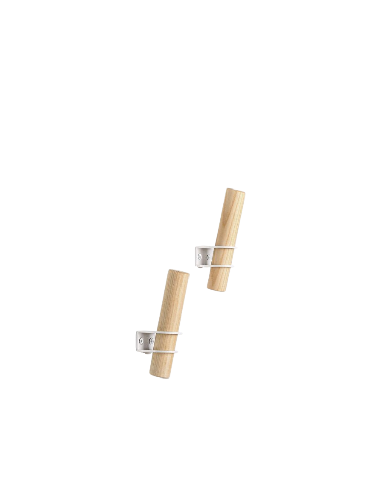 Torch hooks, white 2pcs