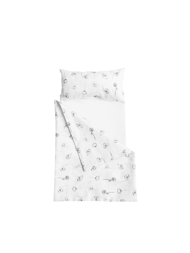 Toy Pram Bedding Set - Poppy Field