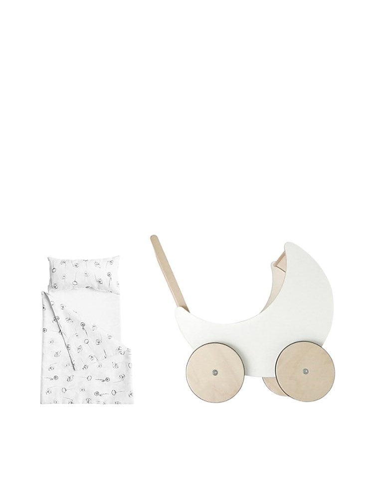 Toy Pram Bedding Set - Poppy Field