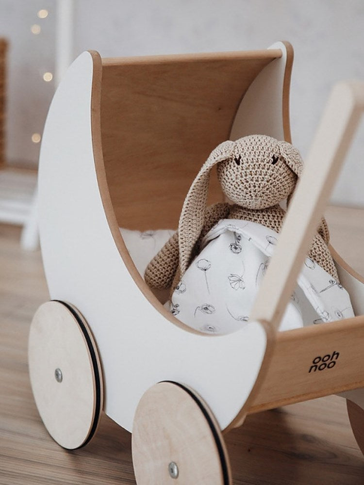 Toy Pram Bedding Set - Poppy Field